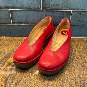 Fly London Red Pumps Heels Size 41